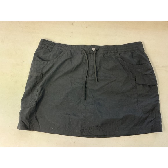 Columbia Pants - Columbia Womens Black Cargo Hiking Skort XL 1703371-010 Nylon Activewear